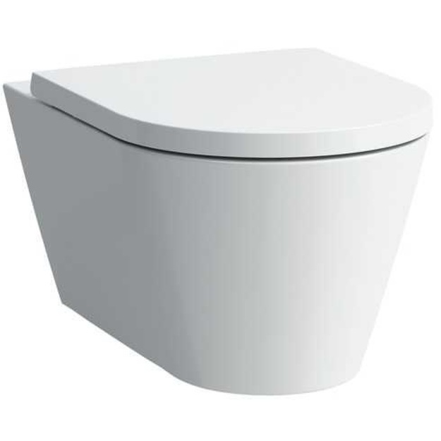 Laufen Kartell Rimless pakabinamas unitazas su dangčiu, baltas