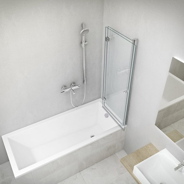Akrilinė vonia Roth Kubic Neo 160 x 80 cm, balta