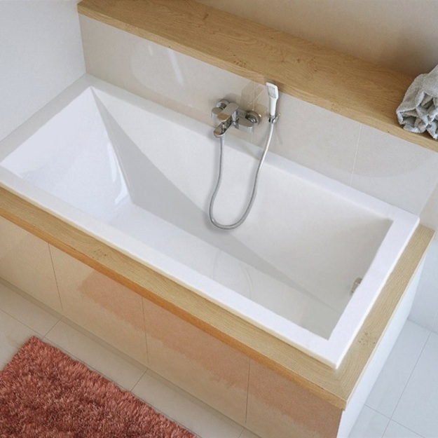Akrilinė vonia Roth Kubic Neo 160 x 80 cm, balta