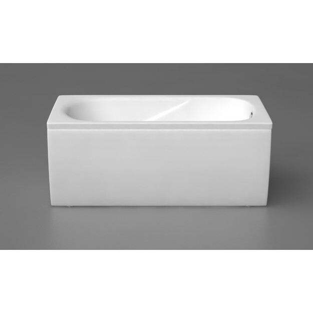 Akmens masės vonia Classica 1700x750mm, be sifono, be uždangos, balta blizgi balta