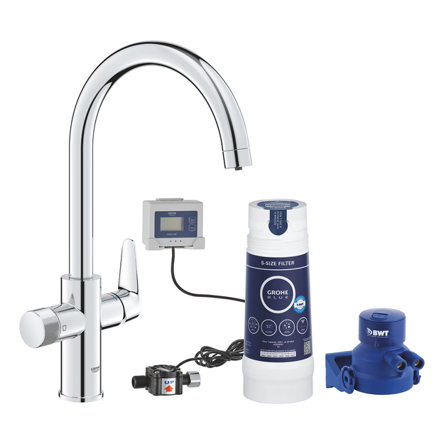 Plautuvės mai&scaron;ytuvas Blue Pure BauCurve rinkinys su S dydžio filtru