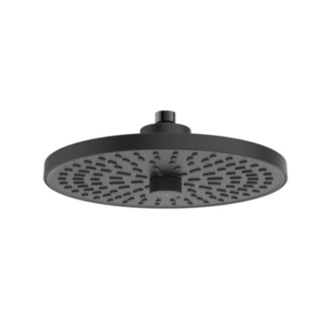Idealrain Alu+ lietaus du&scaron;o galva &Oslash;260 mm, 2 srovės funkcijos (SilkRain ir Rain),EasyClean.12 l/min, matinė juoda