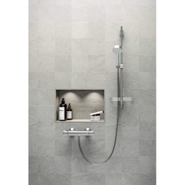 Du&scaron;o komplektas Oras Apollo, stovas 720 mm, žarna 1750 mm, du&scaron;o galva  95mm, 3-jų srovių, EcoFlow, muilinė