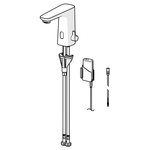 Praustuvo mai&scaron;ytuvas Oras Electra Safety, 3 V, BLUETOOTH, juodas matinis