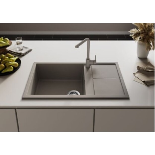 Granitinė plautuvė ELLECI  UNICO 125 65X50 ruda 43 J016202