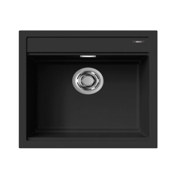 Granitinė plautuvė ELLECI  BEST 104 510x510 juoda K86 J016172
