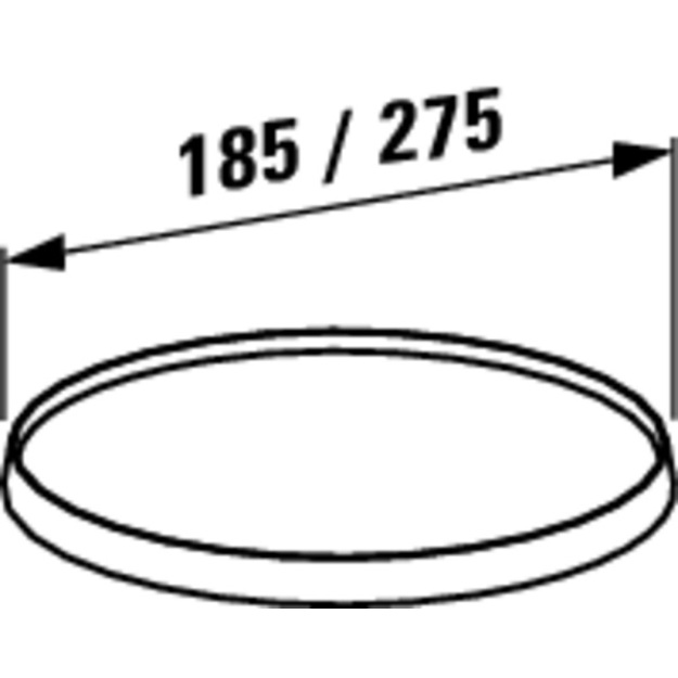 Kartell by LAUFEN padėkliuko diskas 275mm, dūmo