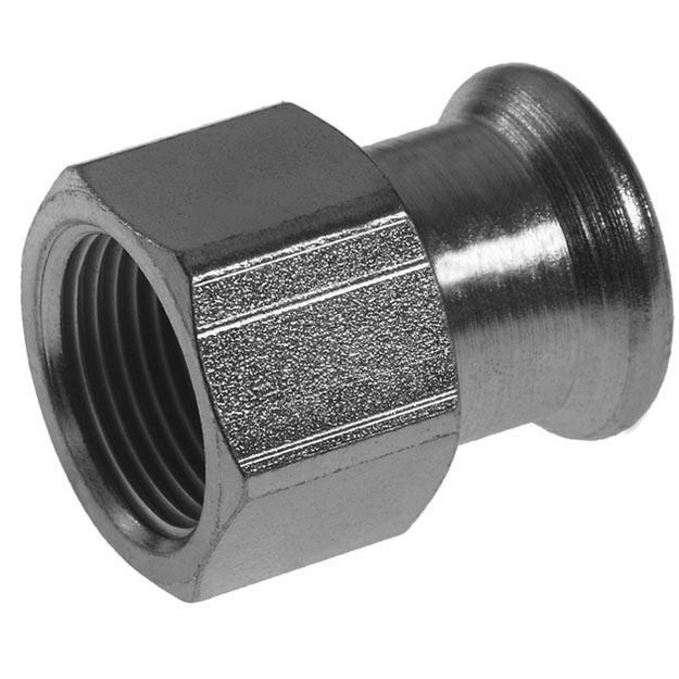 Nerūd. plieno KAN-therm Inox pres. jungtis 28 x 3/4 , su vid. sriegiu
