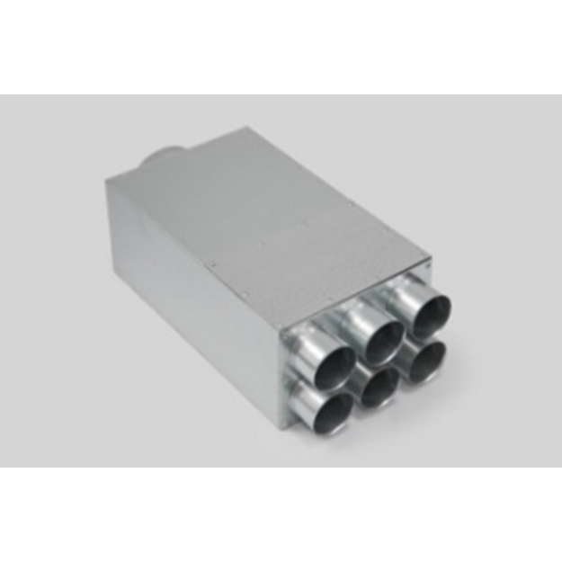 Kolektorinė dėžė su akustiniu porolonu ZN d160x6x75 (98-0239-0160-006-2N2-V)
