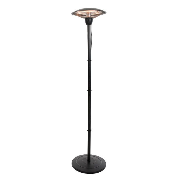 Sunred infraraudonųjų spindulių &scaron;ildytuvas Barcelona Bright, pastatomas, juodas, 1500 W