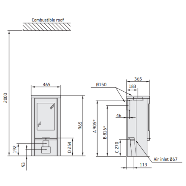 Krosnelė CONTURA 820T Style pilka sp. su muilo akmens apdaila (998461, 203117)