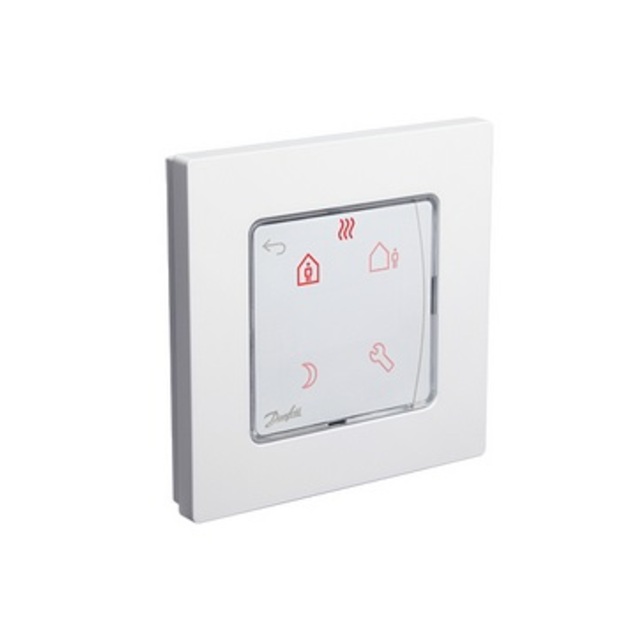 Icon&trade; programuojamas, įleidžiamas į sieną patalpos termostatas 230V/50Hz, temp. ribos 5-35C, 3A/230V AC