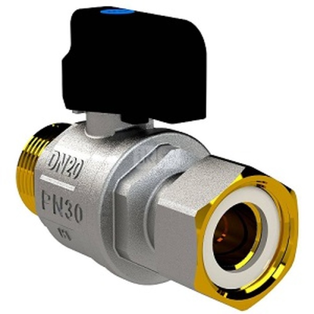 SENA VA30 DK tiesus ventilis 3/4  v/i, su laisva veržle