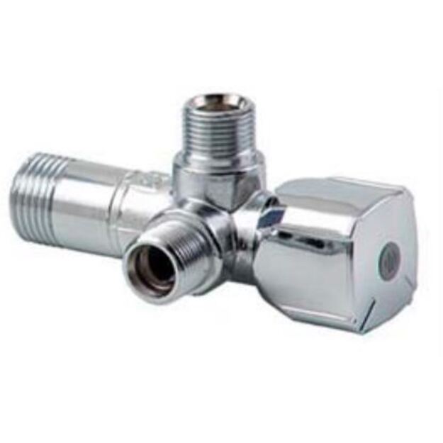Ventilis Vitaq dvipusis i&scaron;orinis srėgis 1/2  x 3/8  x 3/8 