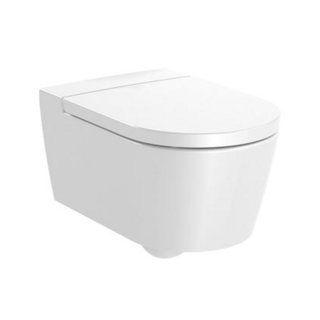 WC pakabinamas INSPIRA ROUND Rimless, pearl