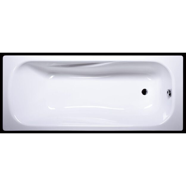 Akmens masės vonia Classica 1800&times;750&times;600 mm mm,be sifono, be apdailos, balta blizgi spalva