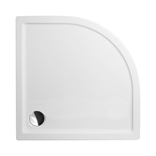 Du&scaron;o padėklas FLAT ROUND 800x800 mm, baltas
