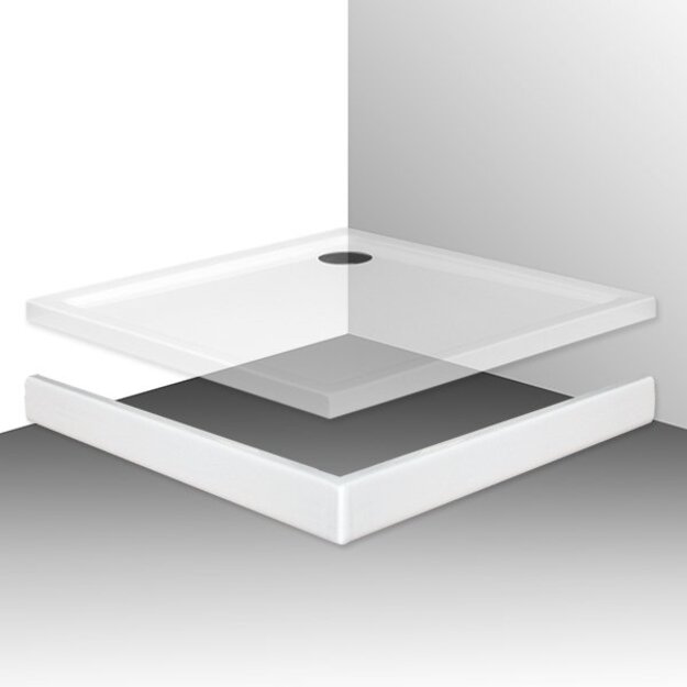 Priekinė panelė 900 du&scaron;o padėklui Flat Kvadro (su panelkitas M9500)