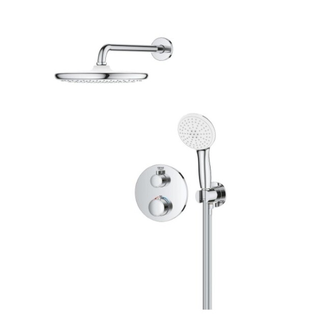 Potinkinė termostatinė du&scaron;o sistema Grohtherm Tempesta 250 du&scaron;o galva, be potinkinės d (35604000 užs.papildomai), chromo