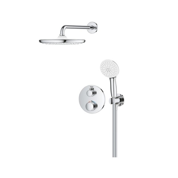 Potinkinė termostatinė du&scaron;o sistema Grohtherm Tempesta 250 du&scaron;o galva, be potinkinės d (35604000 užs.papildomai), chromo