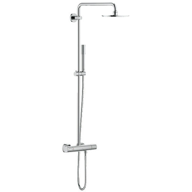 Rainshower System du&scaron;o sistema su du&scaron;o termostatu (stacionari galva &Oslash;210, alkūnė 450mm, rankinis du&scaron;as) EcoJoy