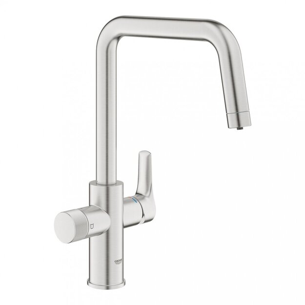 Plautuvės mai&scaron;ytuvas GROHE Blue Pure Eurosmart filtruotam vandeniui nerūdijančio plieno spalva