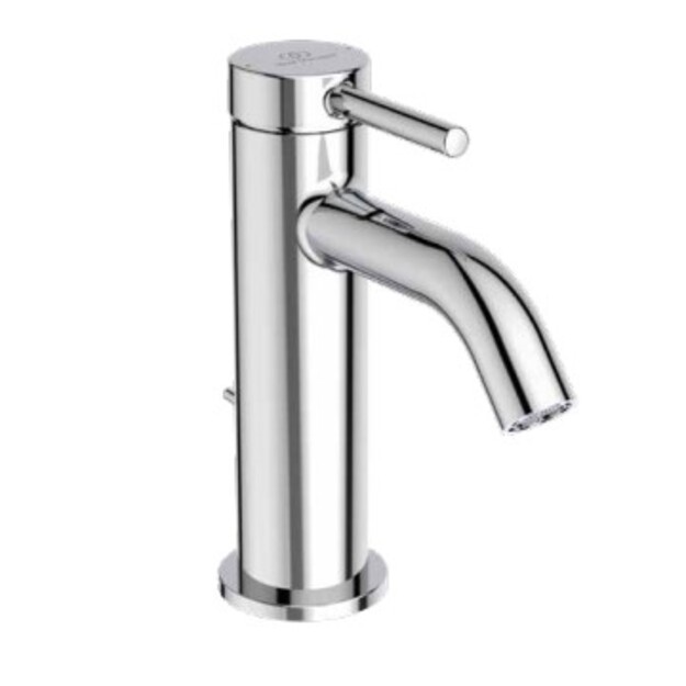 Ideal Standard CERALINE Nuovo H85 mai&scaron;ytuvas praustuvui su metaliniu dugno vožtuvu, 3,8 l/min, chromas
