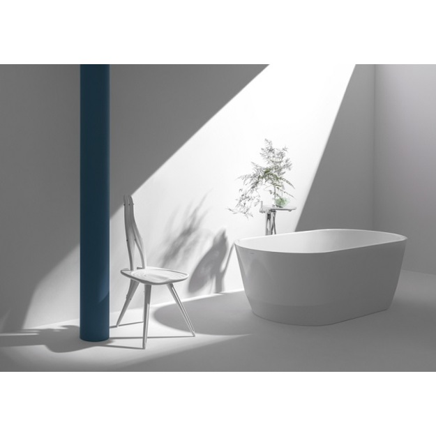 Kartell by LAUFEN Vonios mai&scaron;ytuvas-kolonėlė su padėkliuku, žarna su du&scaron;eliu
