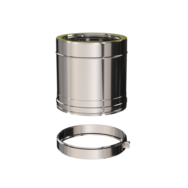 DW dūmtraukio segm. HeatUp NPNP d.200/250, L-0.25m (H221 1 1101 0200 025)