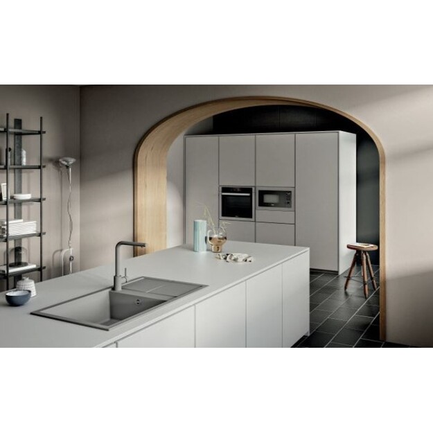 Granitinė plautuvė ELLECI  UNICO 125 65X50 balta 68 J016201