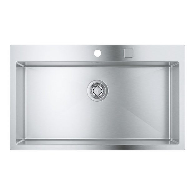 Grohe nerūdijančio plieno plautuvė K800, dubuo 79 x 40 cm