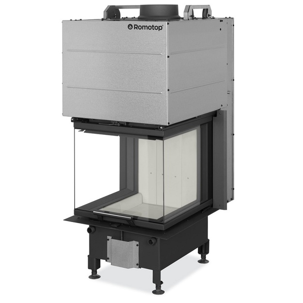 Romotop židinio ugniakuras 3-jų stiklų HEAT U 3g L 50.52.50.2u IGN stiklo auk&scaron;tis 52cm, pakel. durelėmis