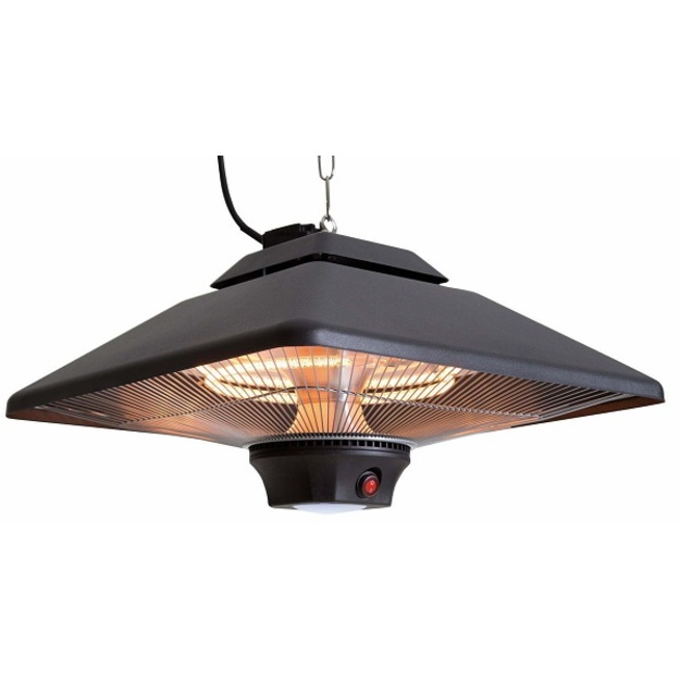 Sunred infraraudonųjų spindulių &scaron;ildytuvas Spica Bright, pakabinamas, juodos spalvos, 2000 W
