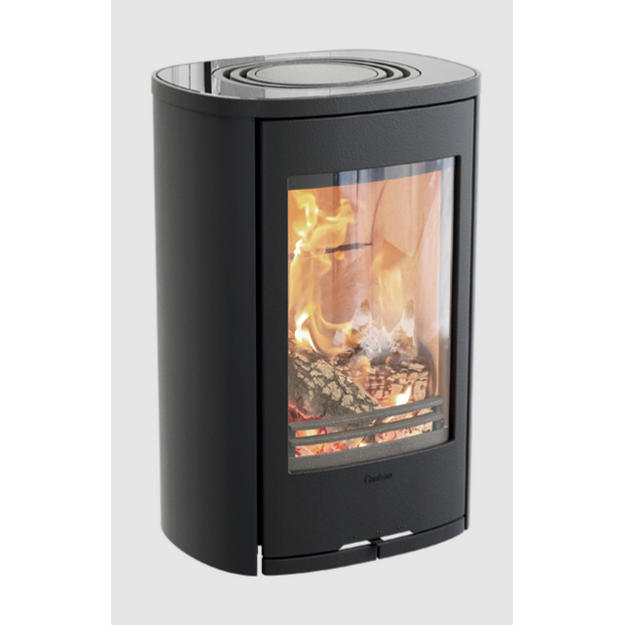 Krosnelė Contura C810W:2 STYLE, juoda, montuojama ant sienos, su stiklo plok&scaron;te (058318, 998660,203149)