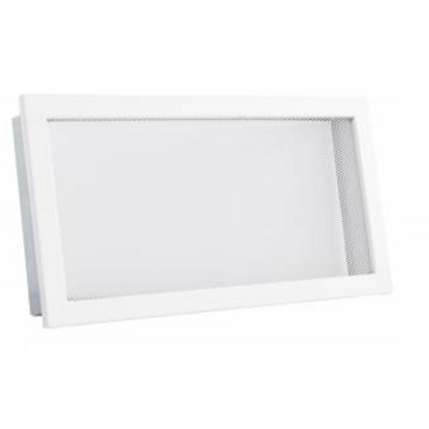Grotelės VENTLAB 450x240, be žaliuzių, baltos