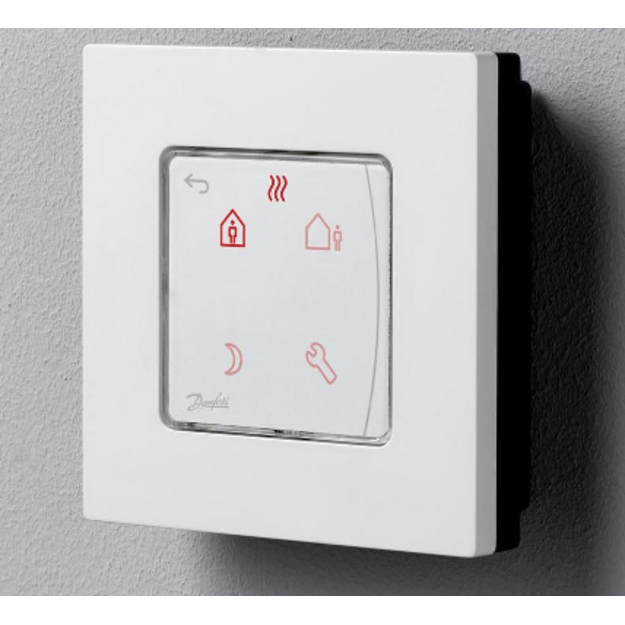 Icon&trade;  su displėjumi, programuojamas, vir&scaron;tinkinis patalpos termostatas 230V/50Hz, temp. ribos 5-35C, 3(1)A/230V AC