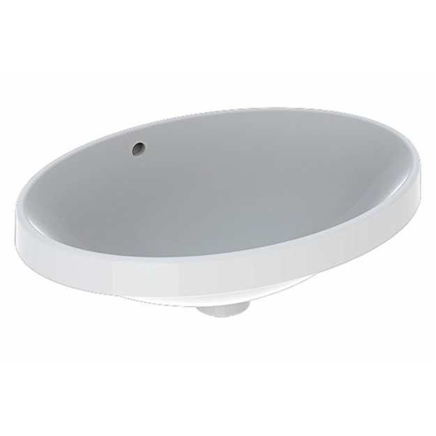 Praustuvas įleidžiamas VariForm 55 cm, ovalus, baltas