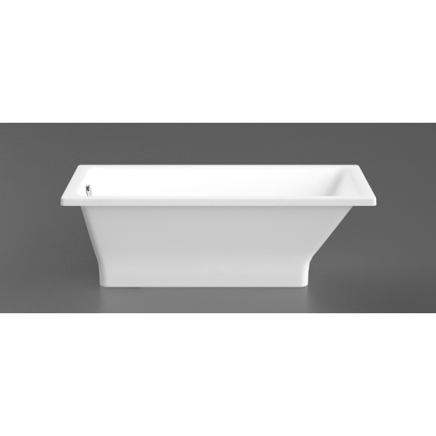Akmens masės vonia ETTE 1696x700 mm su paslėptomis kojomis, balta