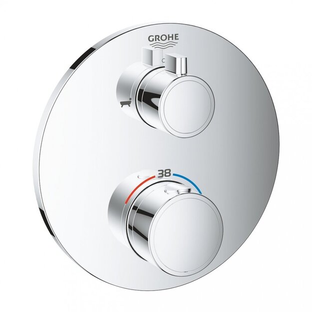 Vir&scaron;tinkinė dalis termostatiniam mai&scaron;ytuvui Grotherm 2 handle, chromas