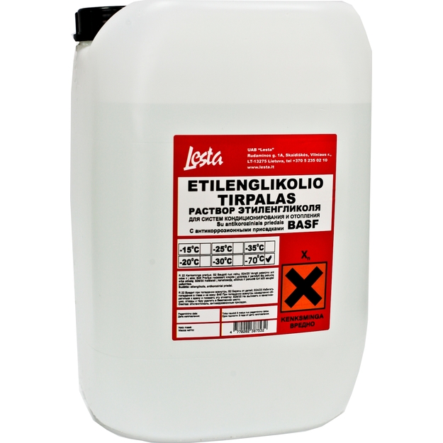 Etilenglikolio tirp. 5kg 100proc. su inhibitoriais (Tik &scaron;ildym.sist.)
