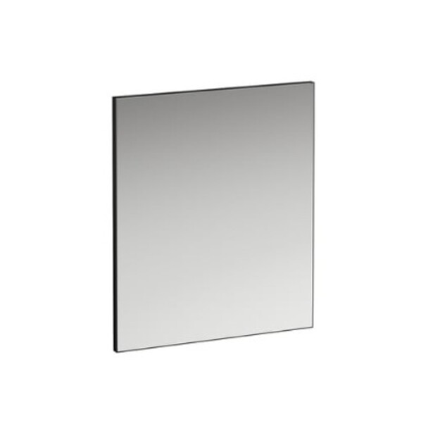 Pakabinamas veidrodis Frame 25 600 x700x 25 mm (plotisxauk&scaron;tisxgylis),be ap&scaron;vietimo,juodas matinis profilis