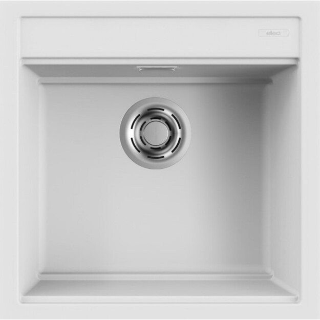 Granitinė plautuvė ELLECI  BEST 104 510x510 balta K96 J016162
