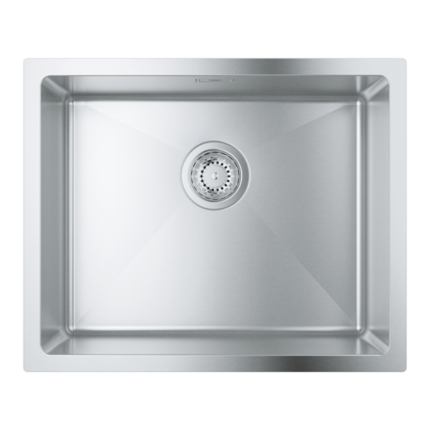 Grohe nerūdijančio plieno plautuvė K700 U 60-S 544x444, montuojama i&scaron; apačios, stainless steel