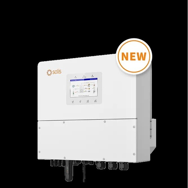 Hibridinis inverteris Solis S6-EH3P20K-H 20 kW trifazis, 4 MPP, DC, HV baterijoms