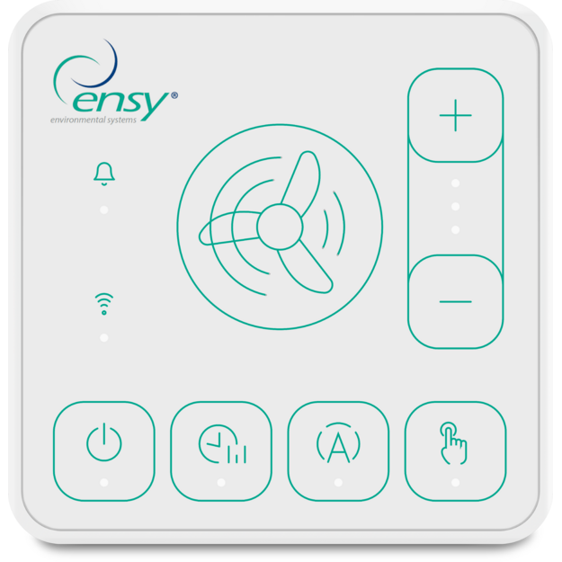 Rekuperatorius ENSY WAVE 300BH vert. de&scaron;. p. su Wi-Fi ir Bluetooth valdikliu