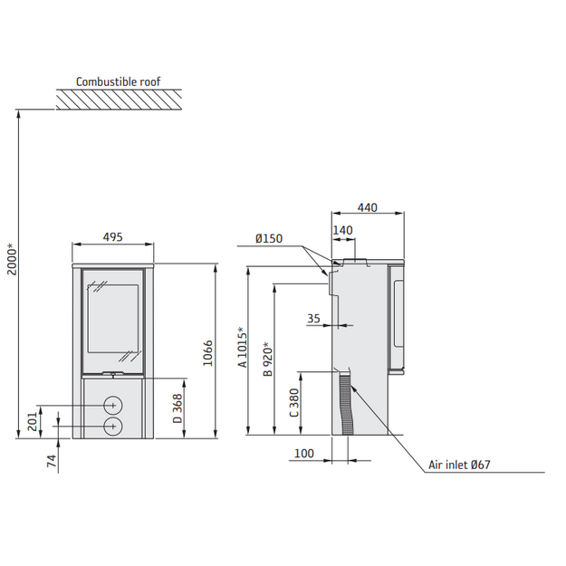Krosnelė CONTURA C510:1 G Style, baltos spalvos, aliuminio vir&scaron;us (798970, 998597)