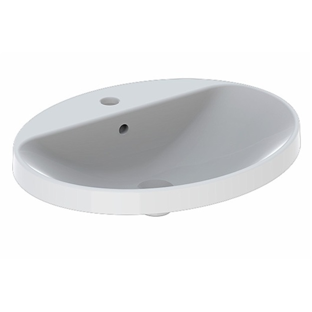Praustuvas įleidžiamas VariForm 60 cm, ovalus, baltas