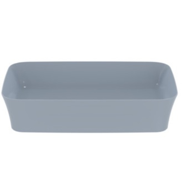 Praustuvas montuojamas ant stalvir&scaron;io Ideal Standard Ipalyss 55x38 cm, be perlajos, su dugno vožtuvu, Powder Blue