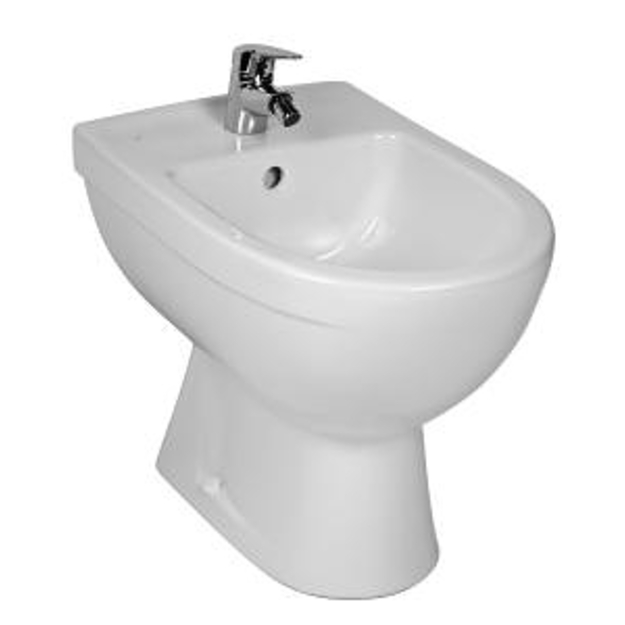 Pastatoma bidė LYRAplus, su 1 anga mai&scaron;ytuvui