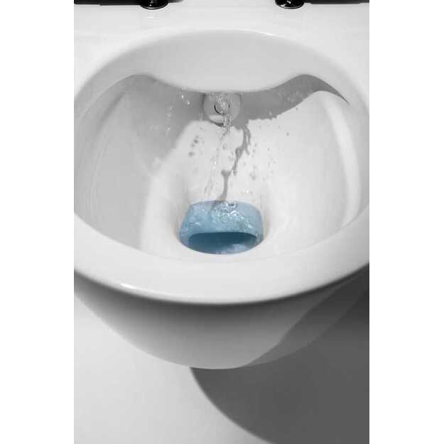 Higieninis pakabinamas unitazas Laufen CLEANET NAVIA su apiplovimo f-ja, Rimless, LCC, su softclose sėdyne ir dangčiu